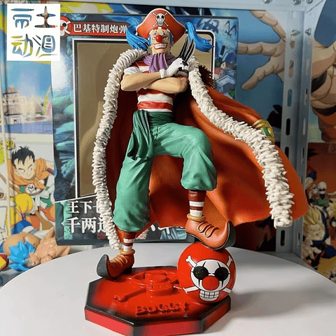 Estatua One Piece Buggy Figura de Anime 25cm