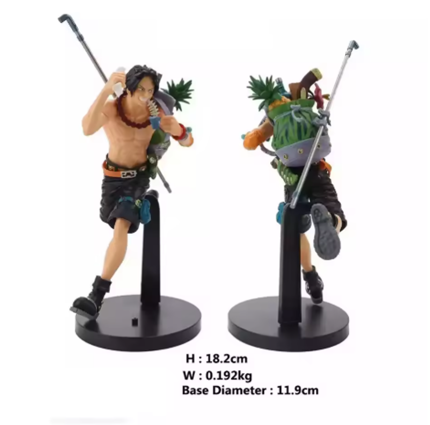 Estatua One Piece Portgas D Ace Figura de Anime  4
