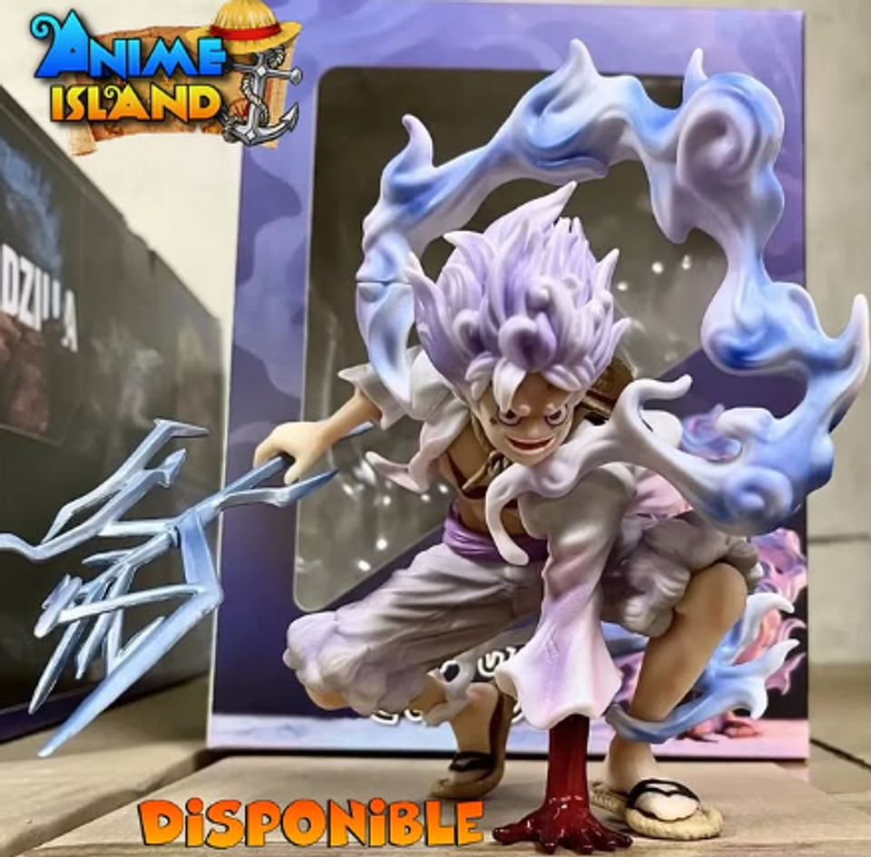 Estatua One Piece Gear 5 Luffy Action Figura de Anime  2