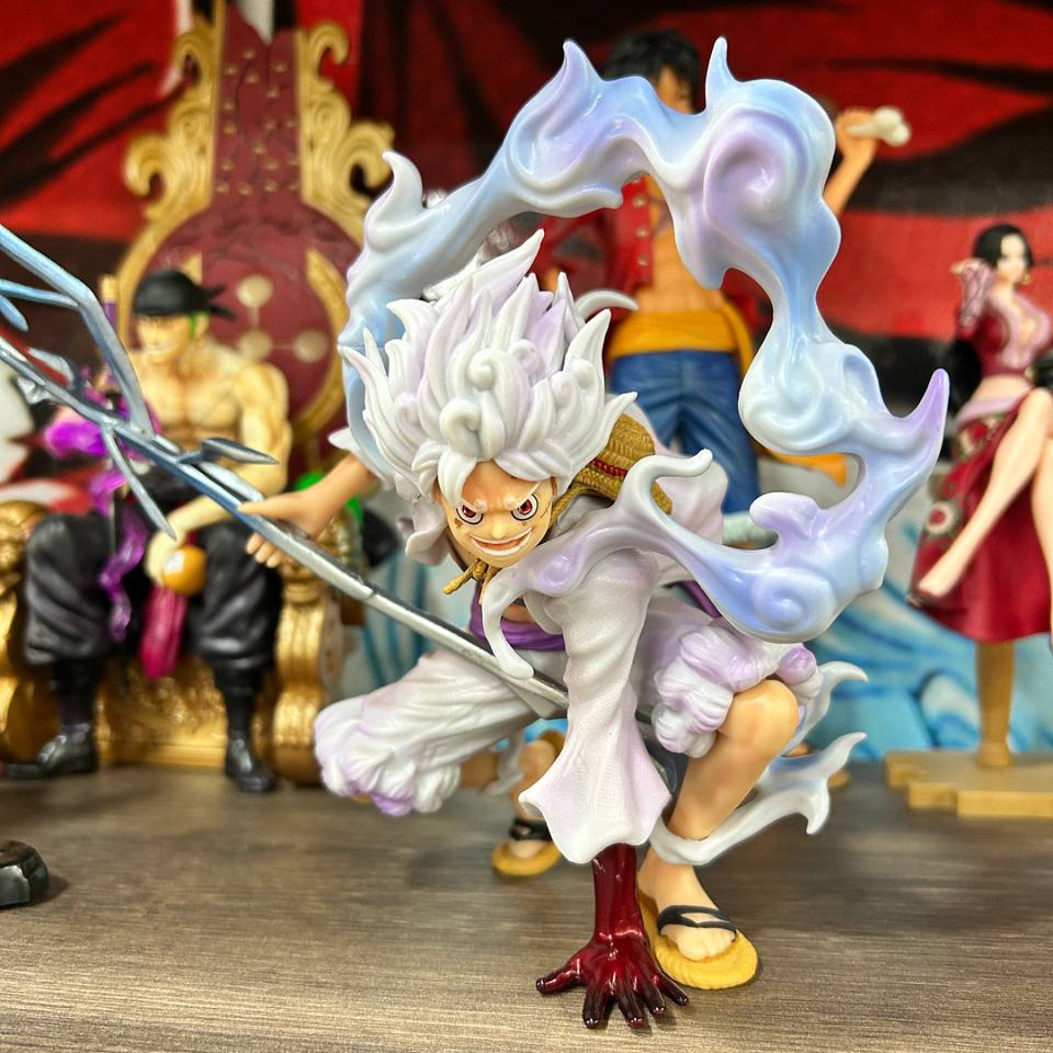 Estatua One Piece Gear 5 Luffy Action Figura de Anime  4