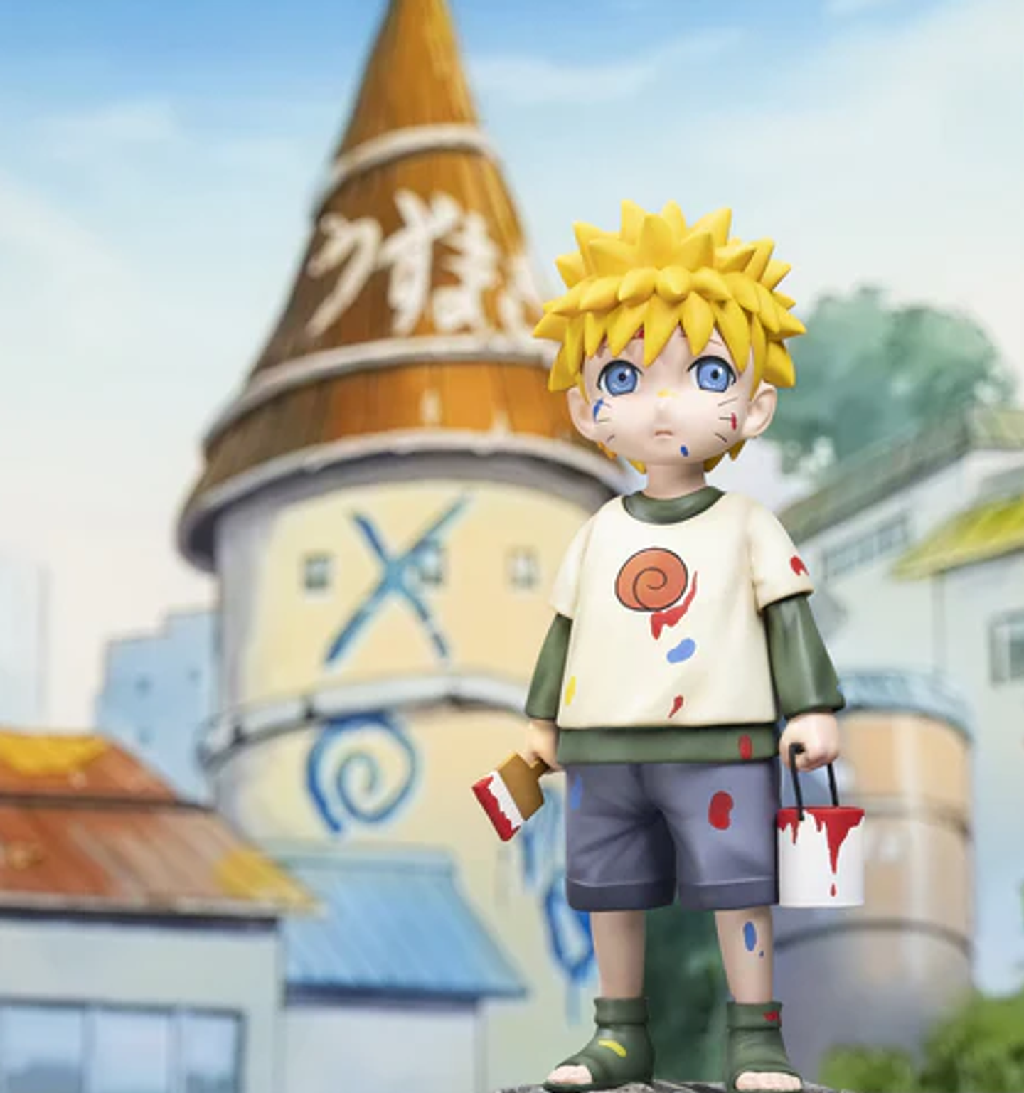 Naruto Uzumaki Pintor 16cm 1