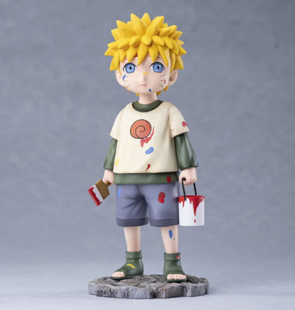 Naruto Uzumaki Pintor 16cm 3
