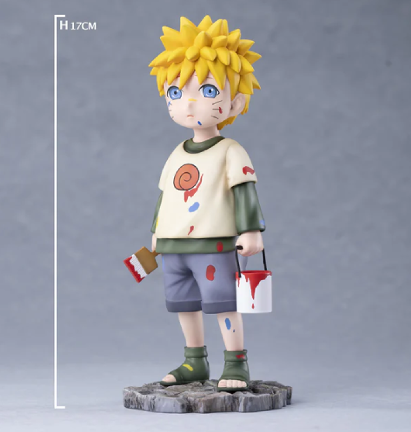 Naruto Uzumaki Pintor 16cm 4