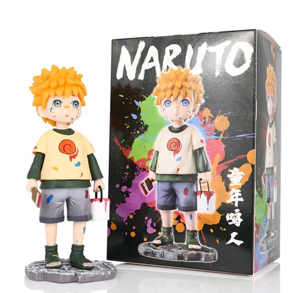 Naruto Uzumaki Pintor 16cm 6
