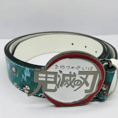 Demon Slayer Anime Correa Cinturón para hombres y mujeres accesorios de Cosplay