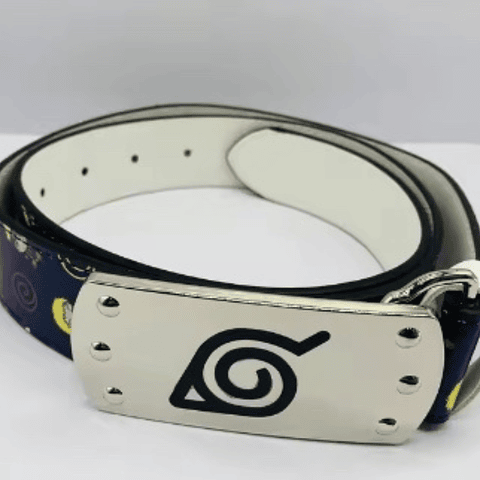 Naruto Hoja Anime Correa Cinturón para hombres y mujeres accesorios de Cosplay