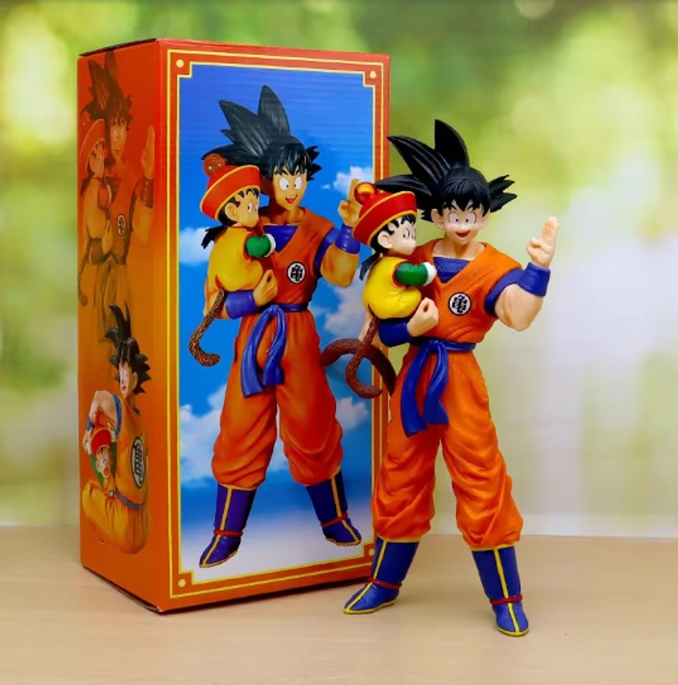 Dragon Ball Figura de acción de Dragon Ball Son Goku y Gohan 2