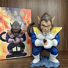 Dragon Ball Figura de acción Ozaru Vegeta Con Goku 2