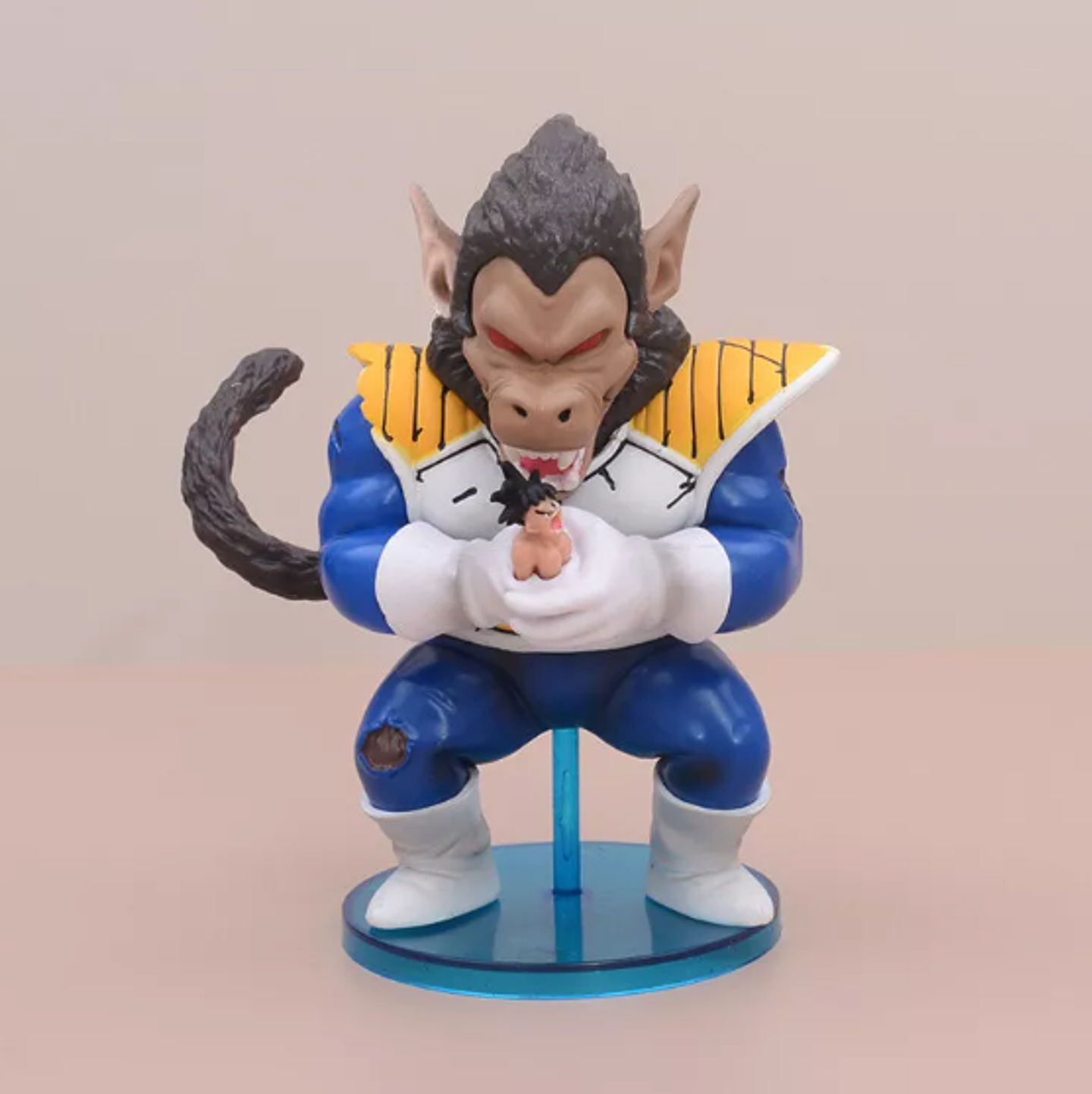 Dragon Ball Figura de acción Ozaru Vegeta Con Goku 1