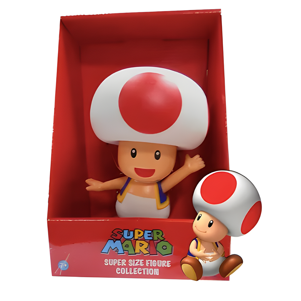 Figura Toad Honguito Super Mario Juguetes Coleccionable Niños Juguetería 1