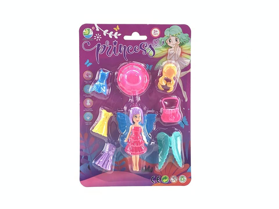 Muñecas Didáctico Niñas Armables de ropa Little Doll  3