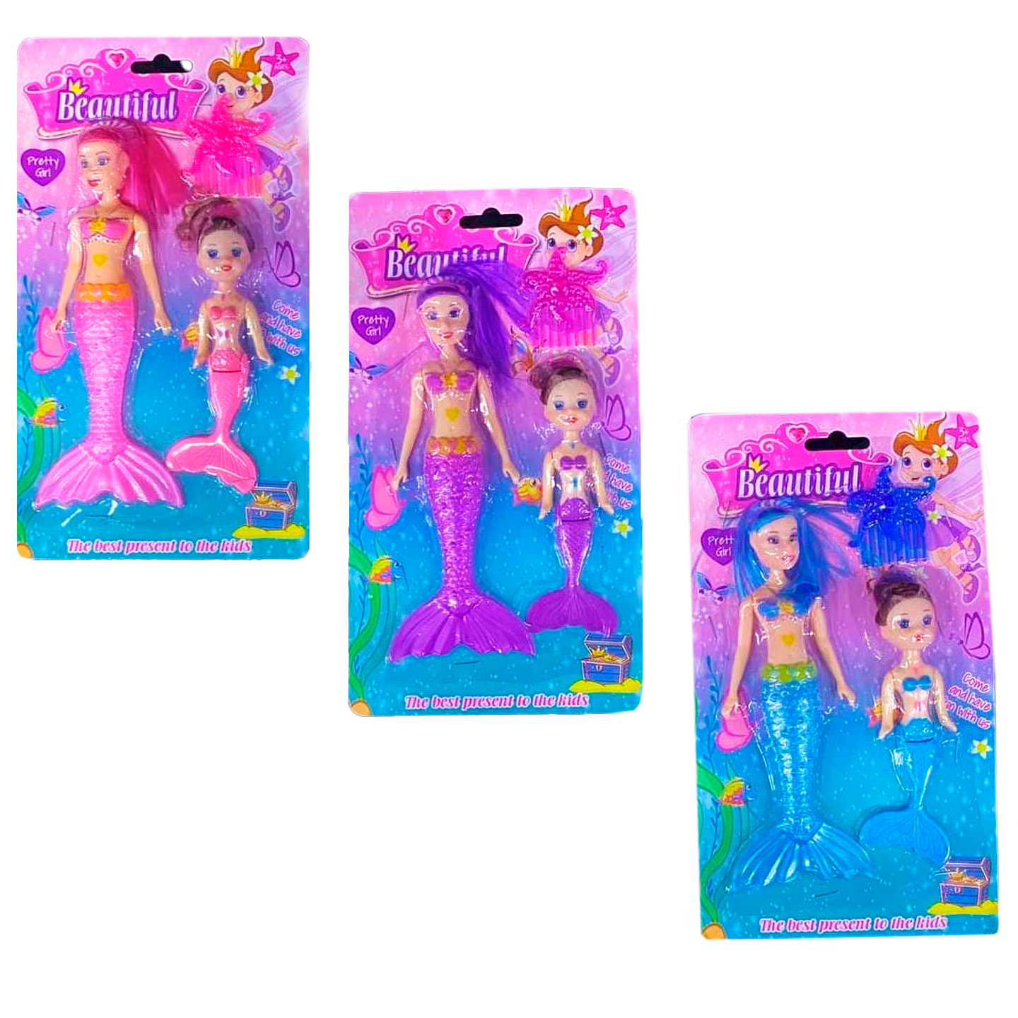 Muñecas Sirenitas Niñas  Didáctica 1