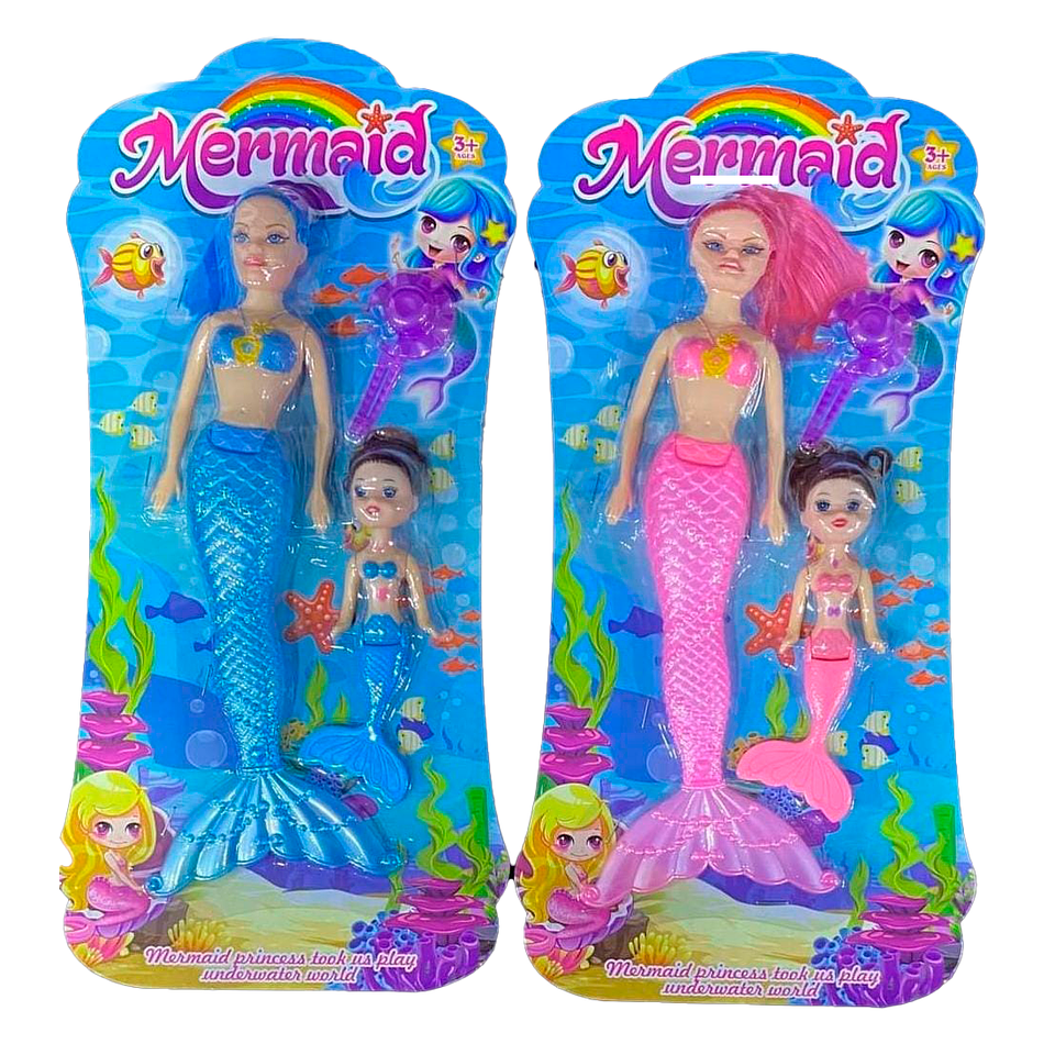 MUÑECA SIRENA JUGUETES ACCESORIOS NIÑAS JUGUETERIA 1