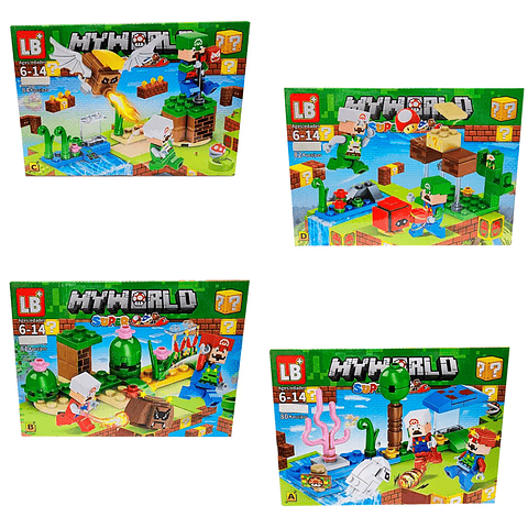 Minecraft Juguetes Armables Colección Bloques Juguetería