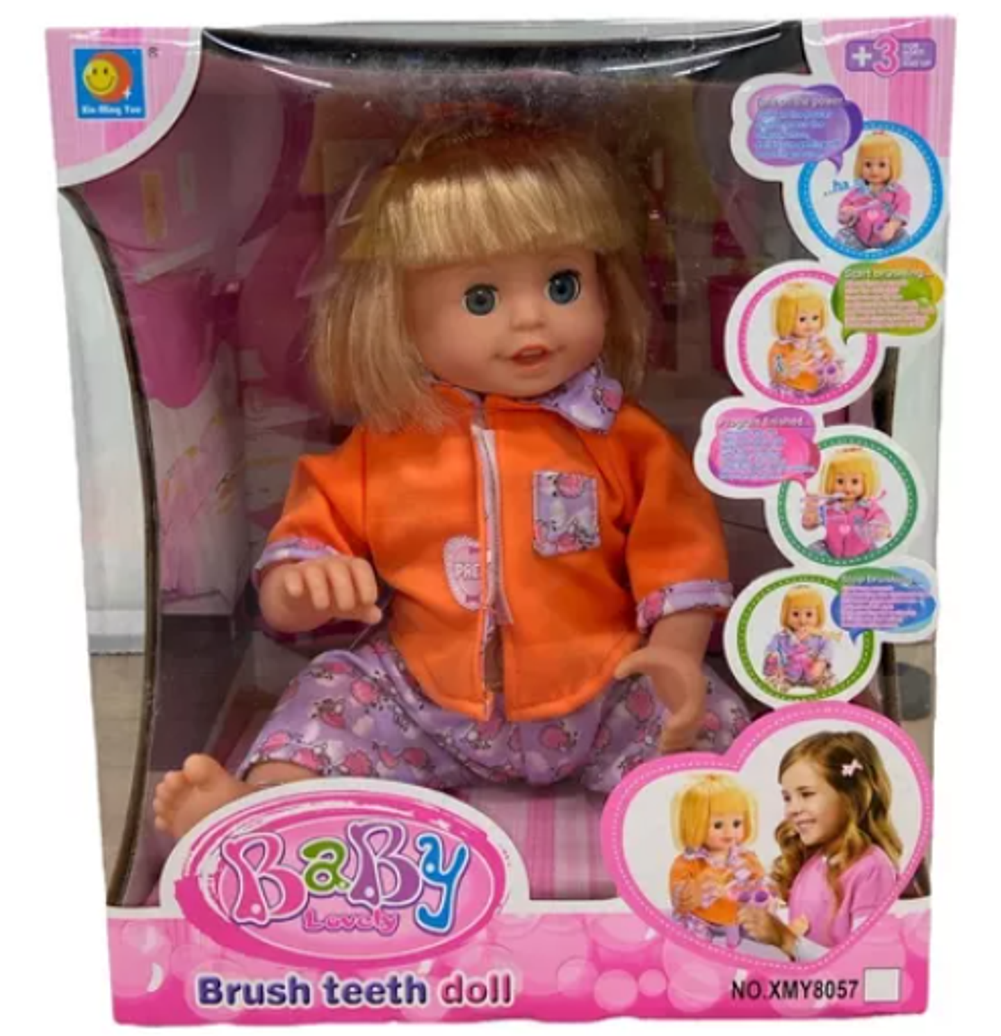 Bebé Muñeca Se Cepilla Los Dientes 4