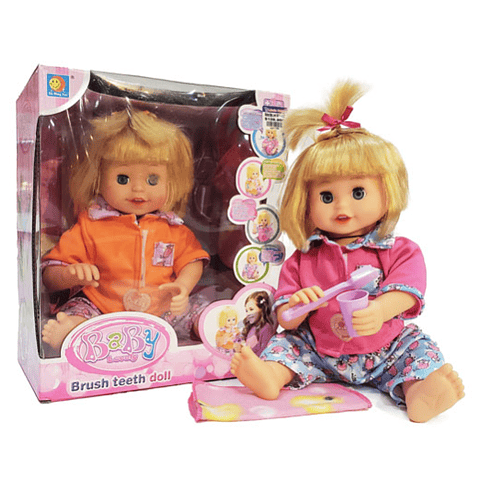 Bebé Muñeca Se Cepilla Los Dientes