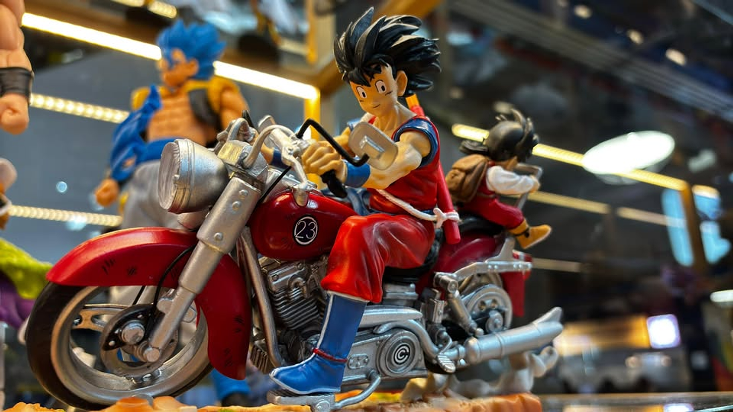 Anime Dragon Ball Z Padre Hijo Goku y Gohan Figura Estatua 2
