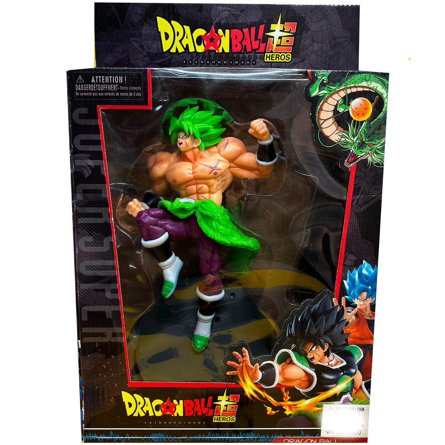 Anime Dragon Ball Z Broly Figura Estatua 3