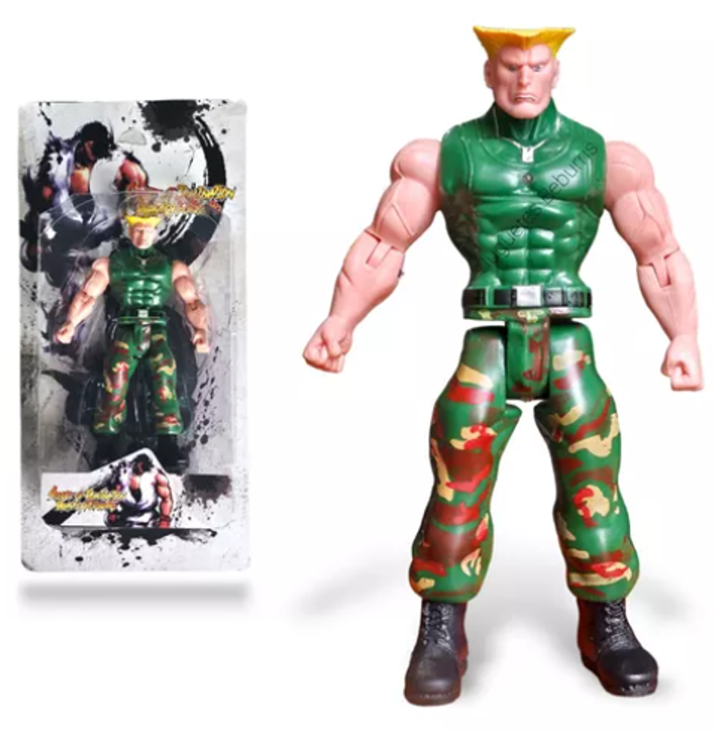 Street Fighter 19cm Articulados Con Luz Luchador 1