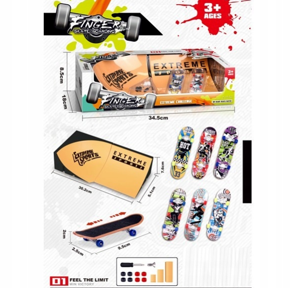 Stakepark Tipo Bowl Para Dedos Patinetas A ESCALA 1/10 2