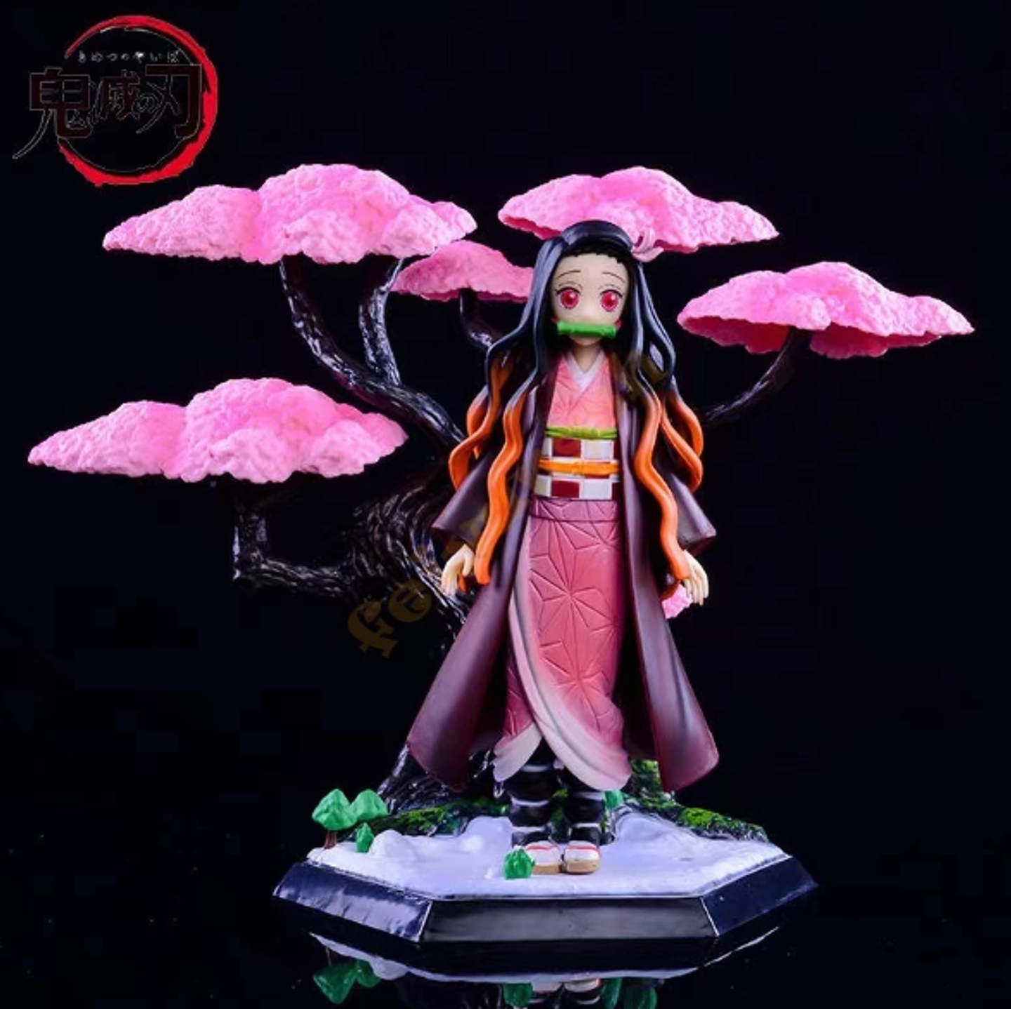 Figura Demon Slayer Nezuko Kamado Arbol De Cerezo 1