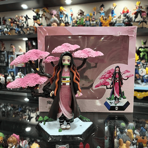 Figura Demon Slayer Nezuko Kamado Arbol De Cerezo