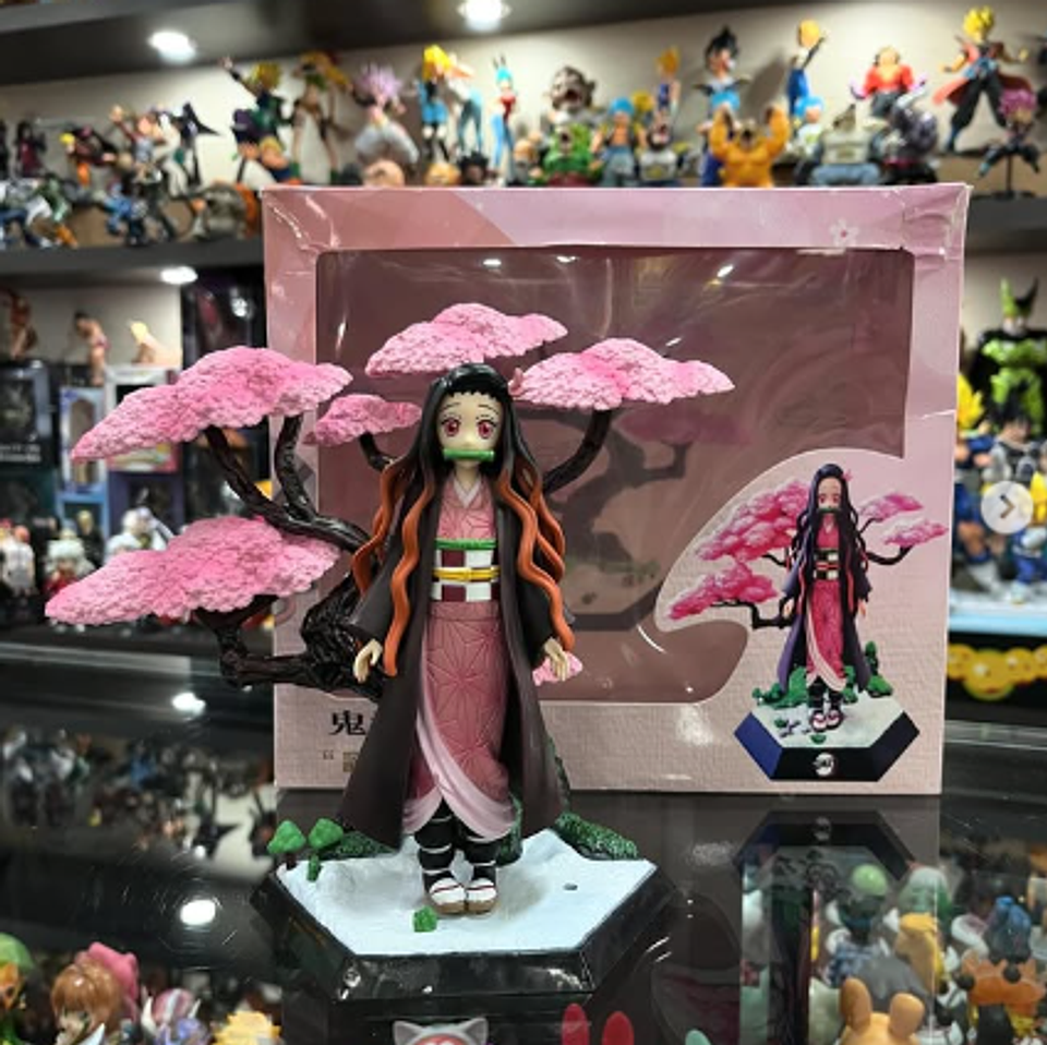 Figura Demon Slayer Nezuko Kamado Arbol De Cerezo 2