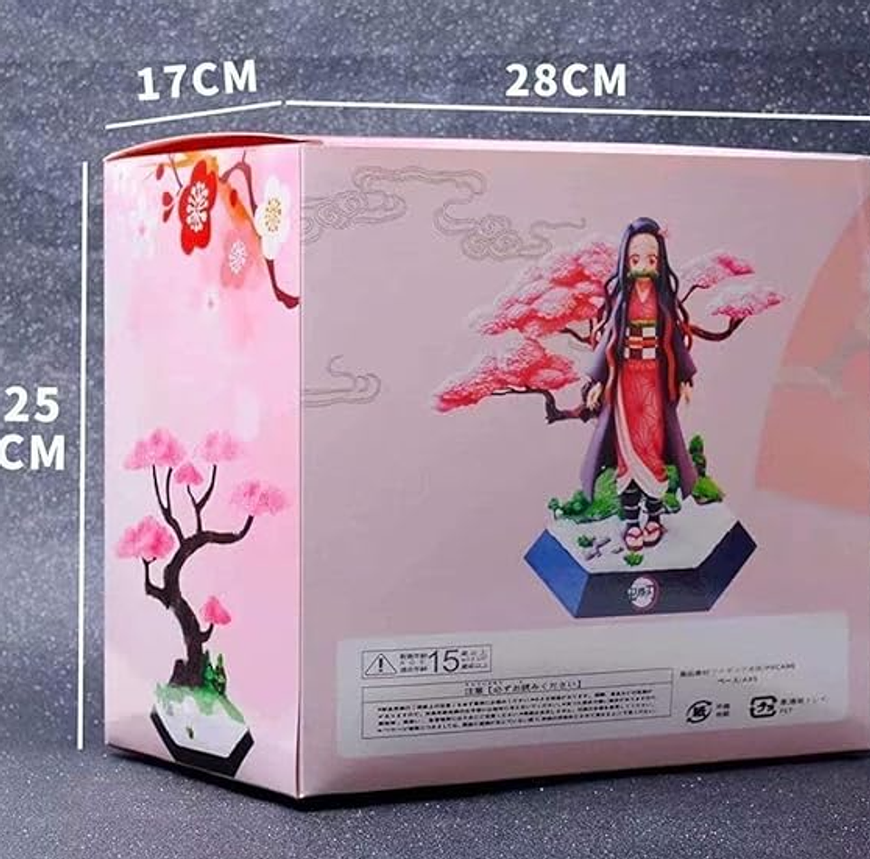 Figura Demon Slayer Nezuko Kamado Arbol De Cerezo 4