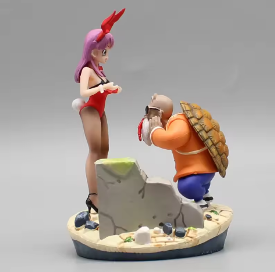 Anime Dragon Ball Master Roshi Bulma Acción Figura 1