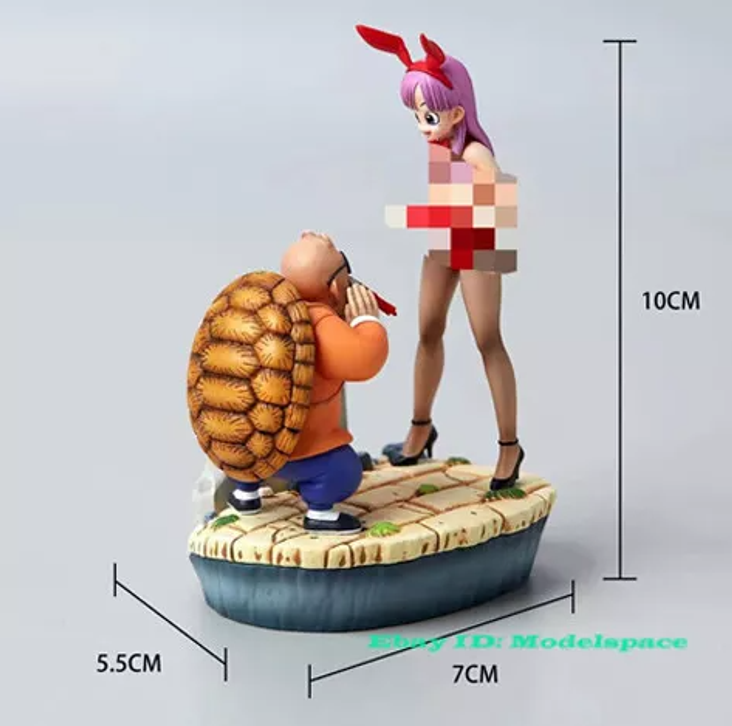 Anime Dragon Ball Master Roshi Bulma Acción Figura 6