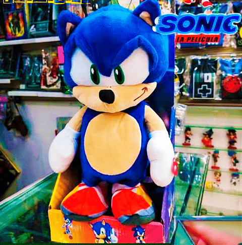 Figura Muñeco Sonic Knuckles Peluche Interactivo Canta