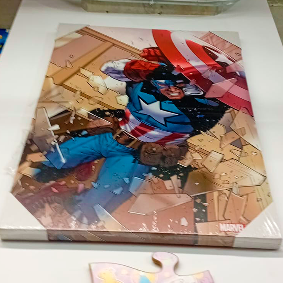 Cuadro Capitan America  Marvel Avengers 77 X 57 Cm 4