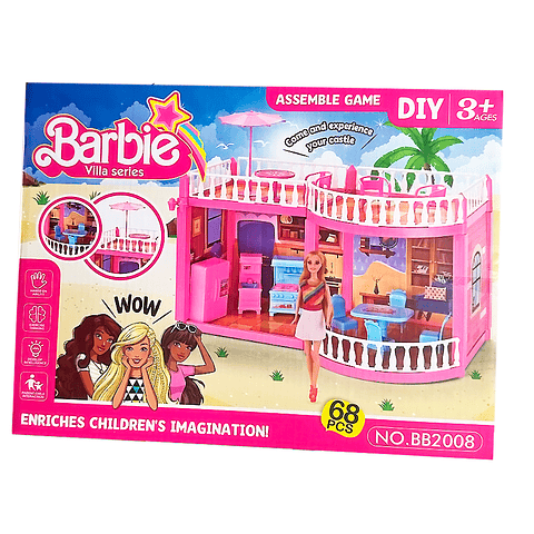 Casa De Muñecas Barbie Hermosa