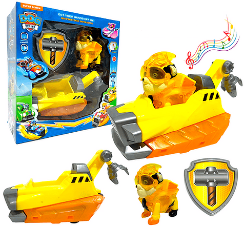 PATRULLA CANINA RUBBLE JUGUETES COLECCIÓN  FIGURAS PAW PATROL JUGUETERÍA