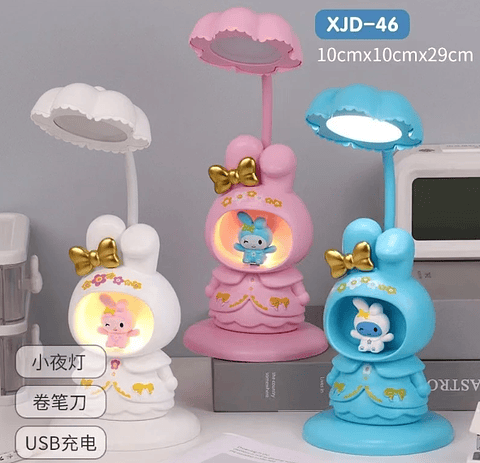 Lampara Led Recargable Kuromi Melodi