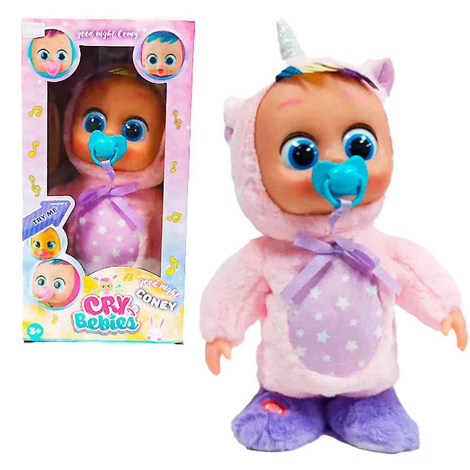 Muñeca Baby Bebes Llorones Accesorios Chupón 1