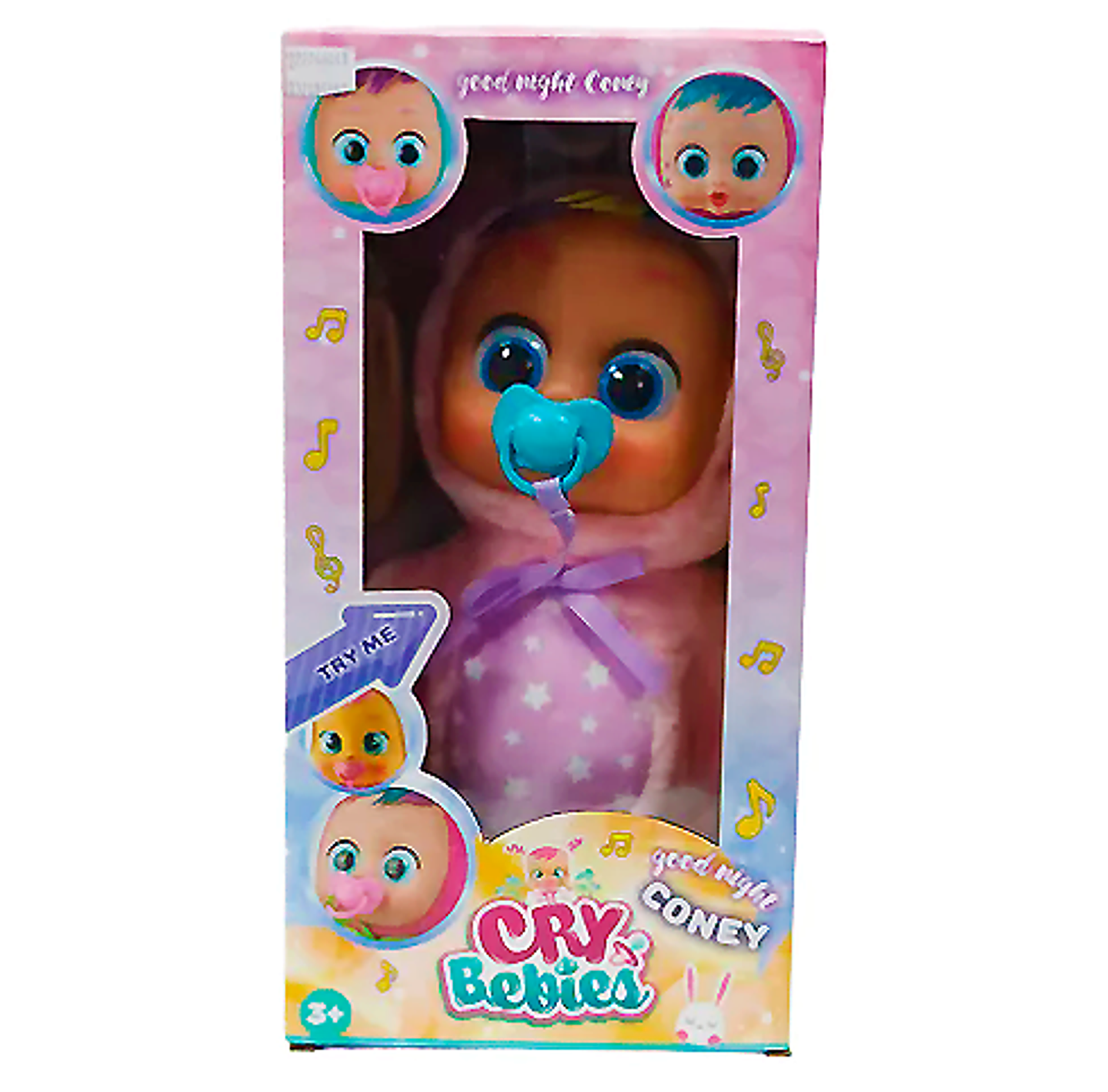 Muñeca Baby Bebes Llorones Accesorios Chupón 3