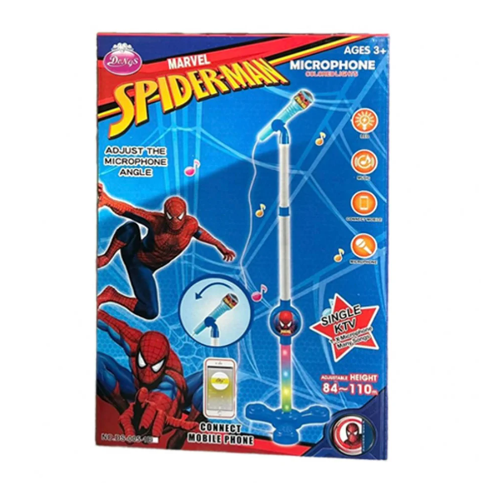 Micrófono Inalámbrico Spiderman Juguetes 1