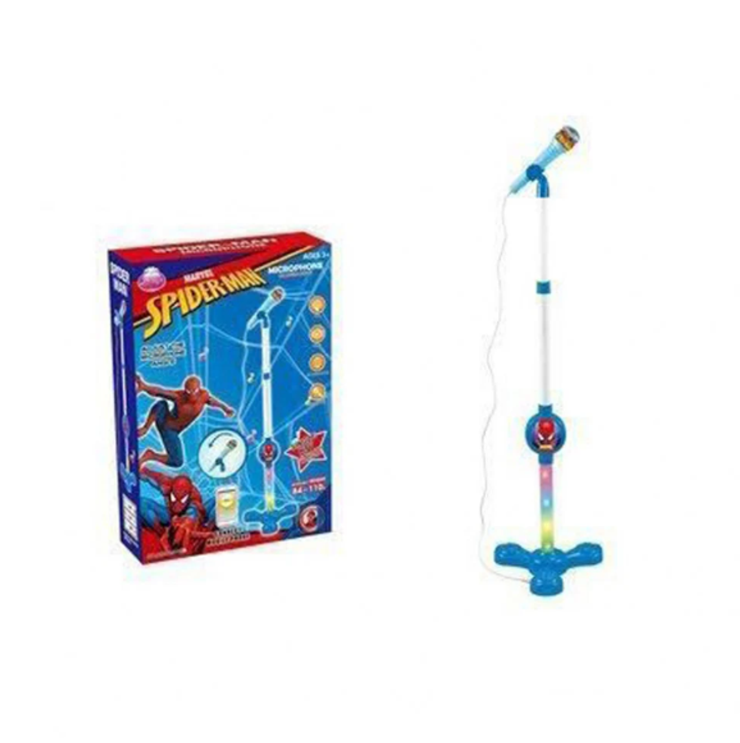 Micrófono Inalámbrico Spiderman Juguetes 4