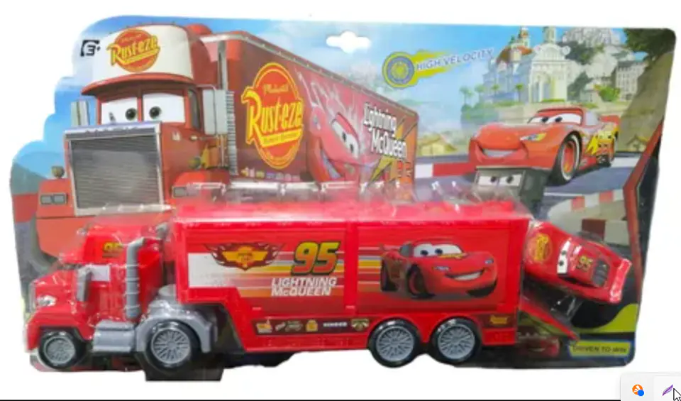 Cars Rayo Mcqueen Niñera Carro Juguete  1