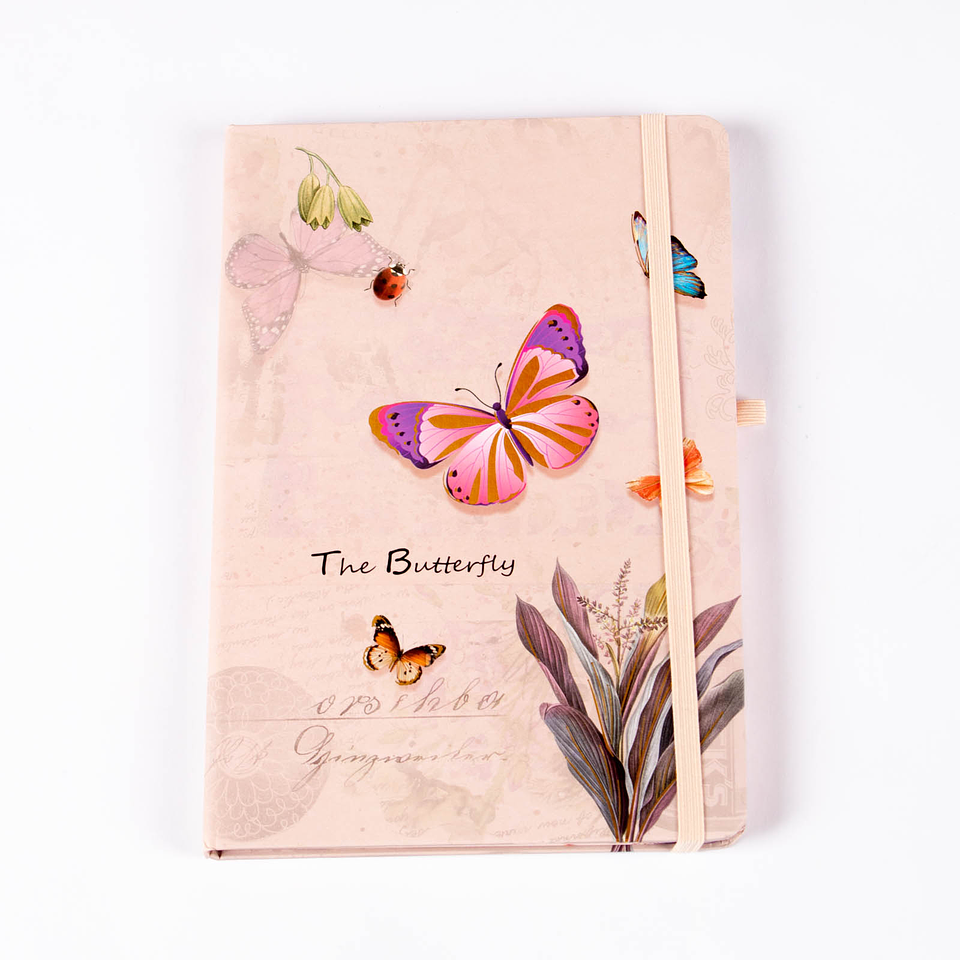 Agenda Mariposa Diario de Notas 8