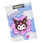 Tabla De Apoyo Legajadora Kuromi  Cromada A4 4