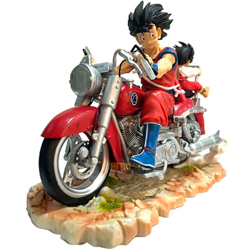Anime Dragon Ball Z Padre Hijo Goku y Gohan Figura Estatua 3