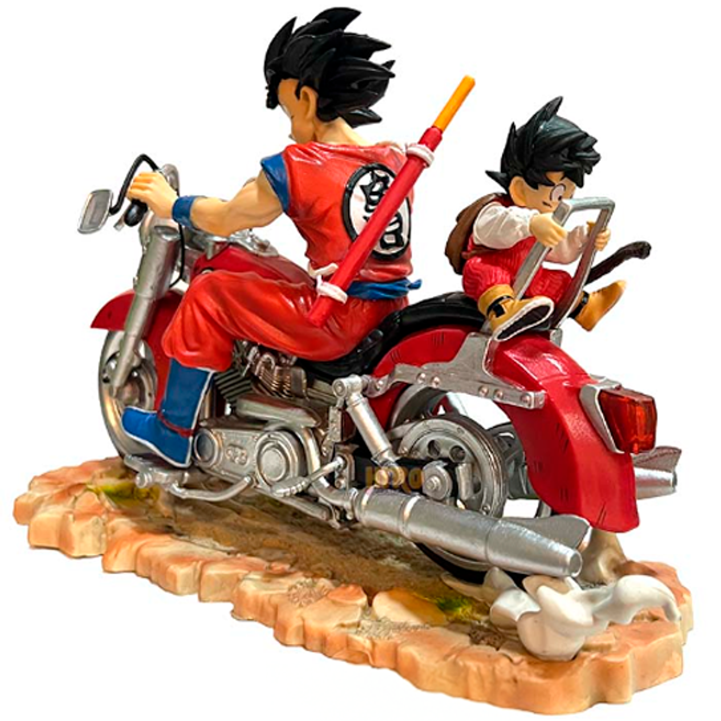 Anime Dragon Ball Z Padre Hijo Goku y Gohan Figura Estatua 4