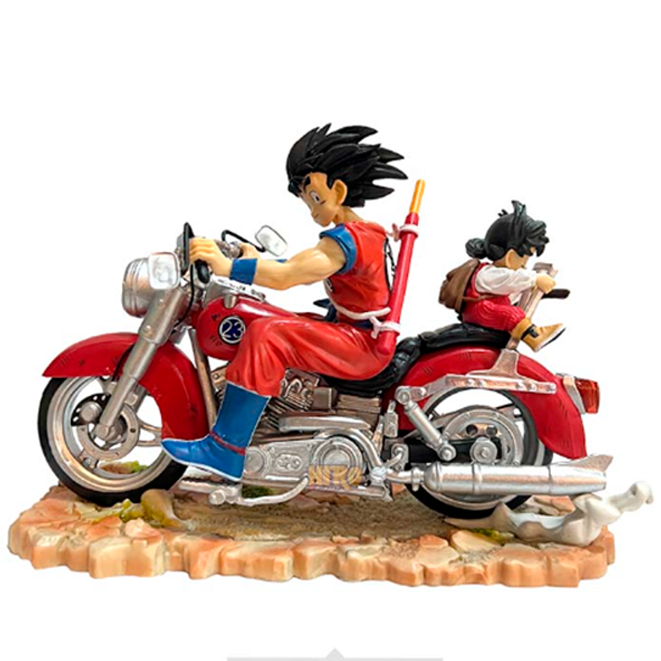 Anime Dragon Ball Z Padre Hijo Goku y Gohan Figura Estatua 5