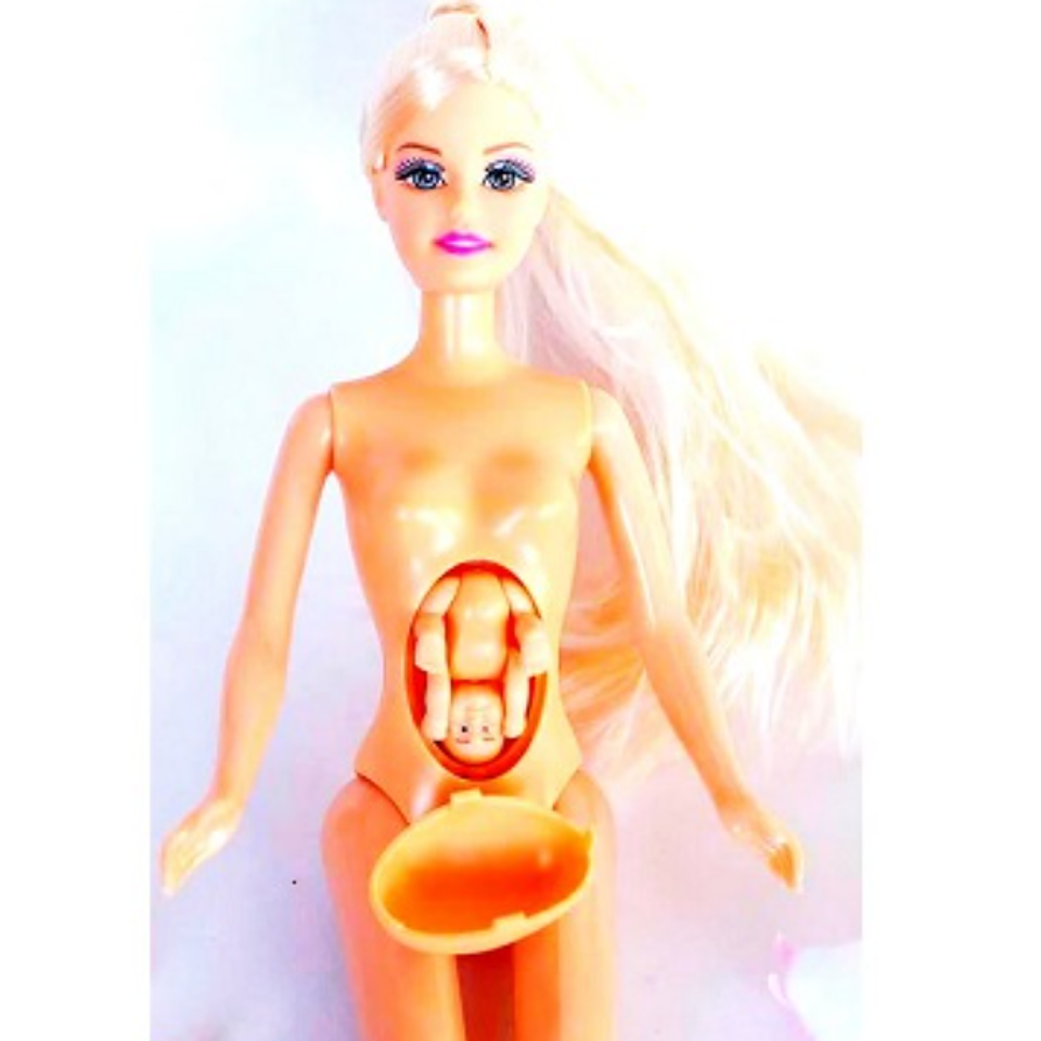 Muñecas Embarazada Bebe Juguetes Niñas Juguetería  3