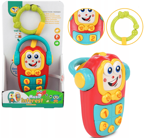 Celular Musical Juguetes Bebes Sonidos Teléfono Juguetería