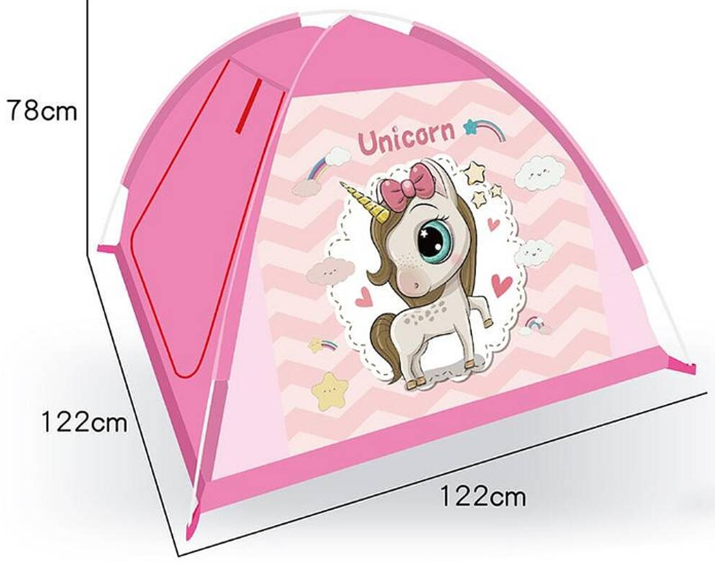 CARPA CAMPING INFANTIL UNICORNIO JUGUETERIA INFANTIL 3