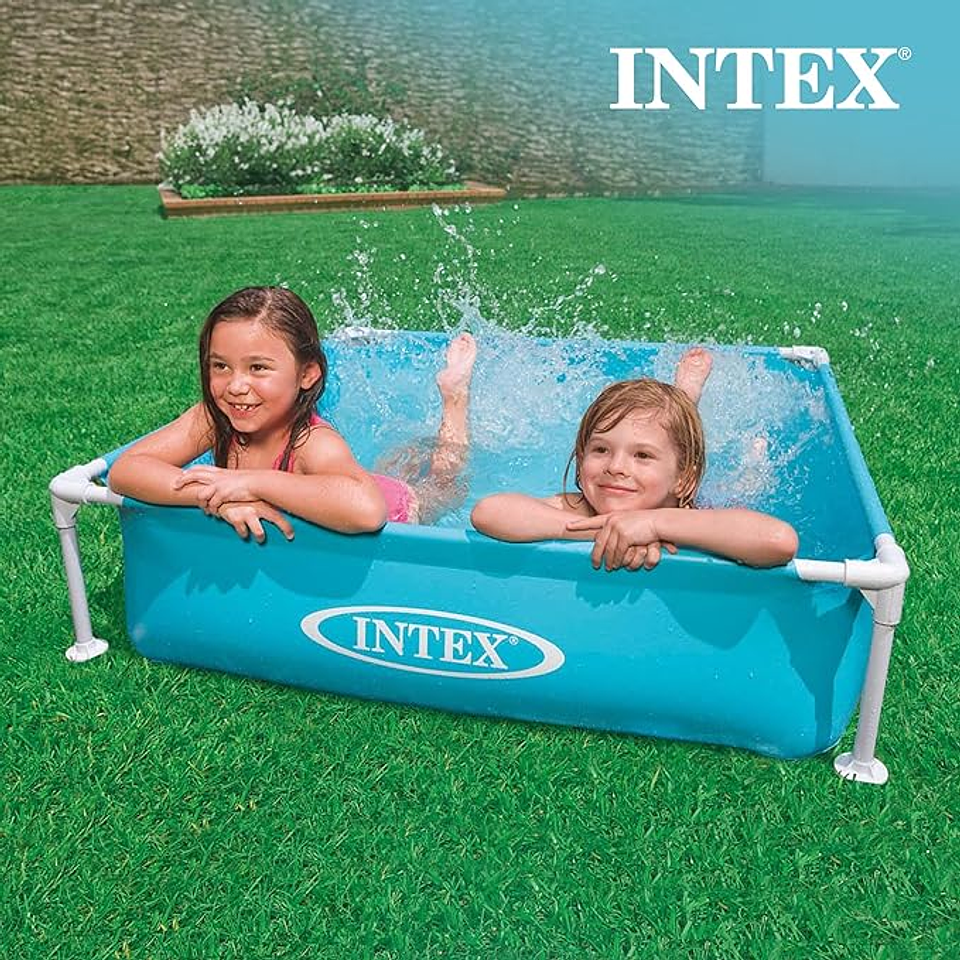 Piscina Estructural Para Niños Cuadrada Intex  2