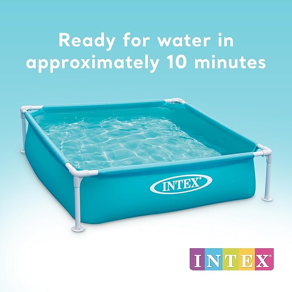 Piscina Estructural Para Niños Cuadrada Intex  5
